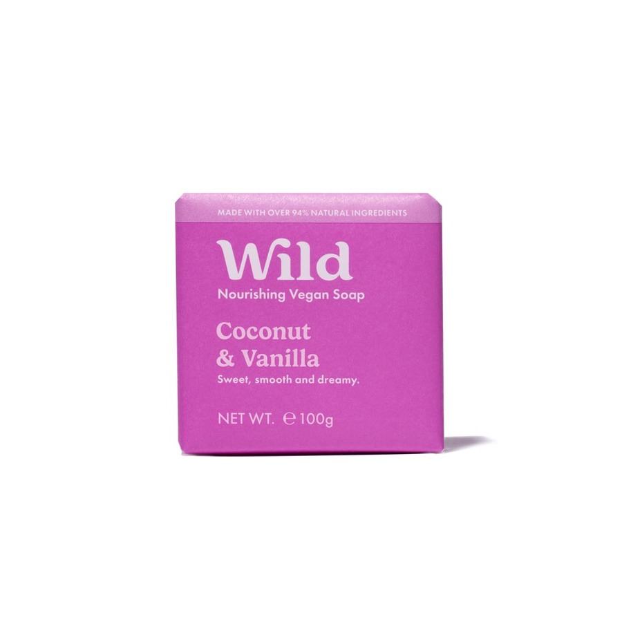 Wild Nourishing Vegan Soap Coconut & Vanilla 100g