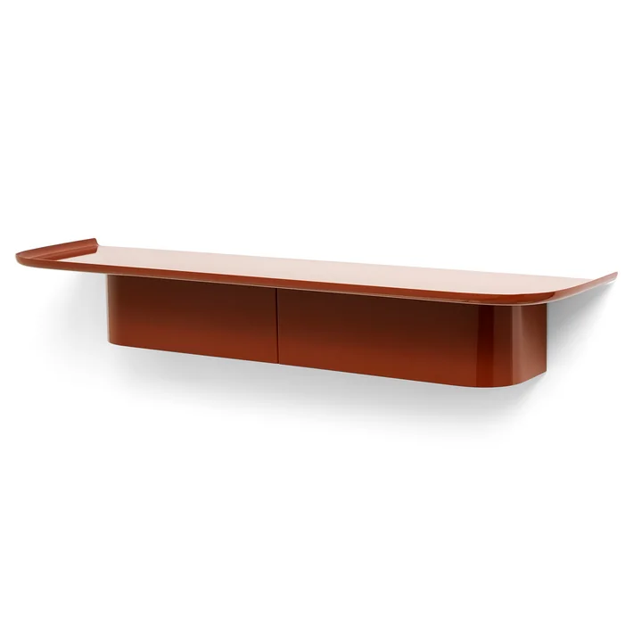 HAY - Korpus Wandregal mit Kleiderhaken, L, cream