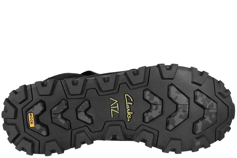 CLARKS ATL TREK UP WP VINTERSTØVLE I SORT OLIERET SKIND
