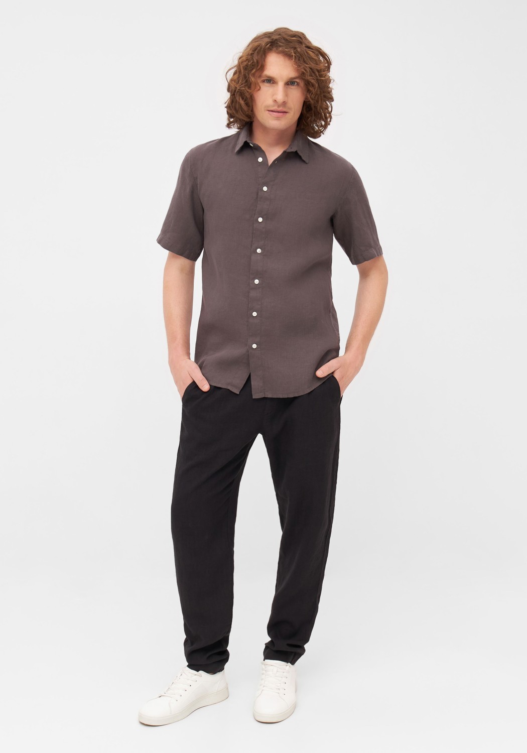Givn Berlin Hemd Dylan Shirt Taupe