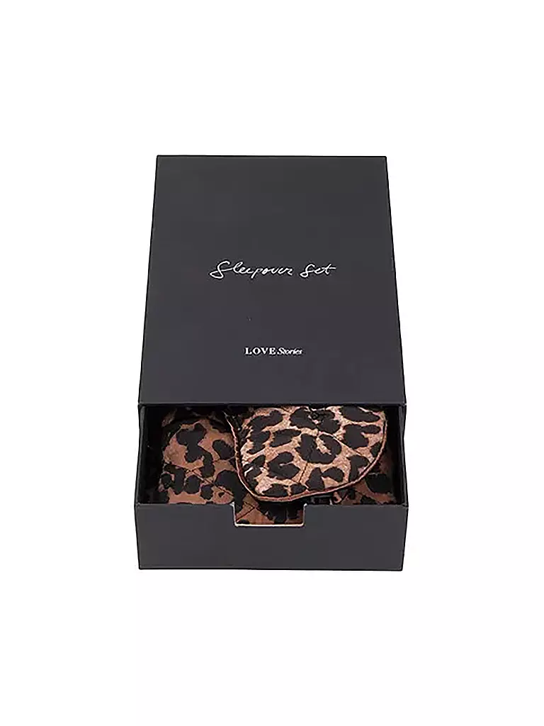 LOVE STORIES Augenmaske Sleepover Duo braun