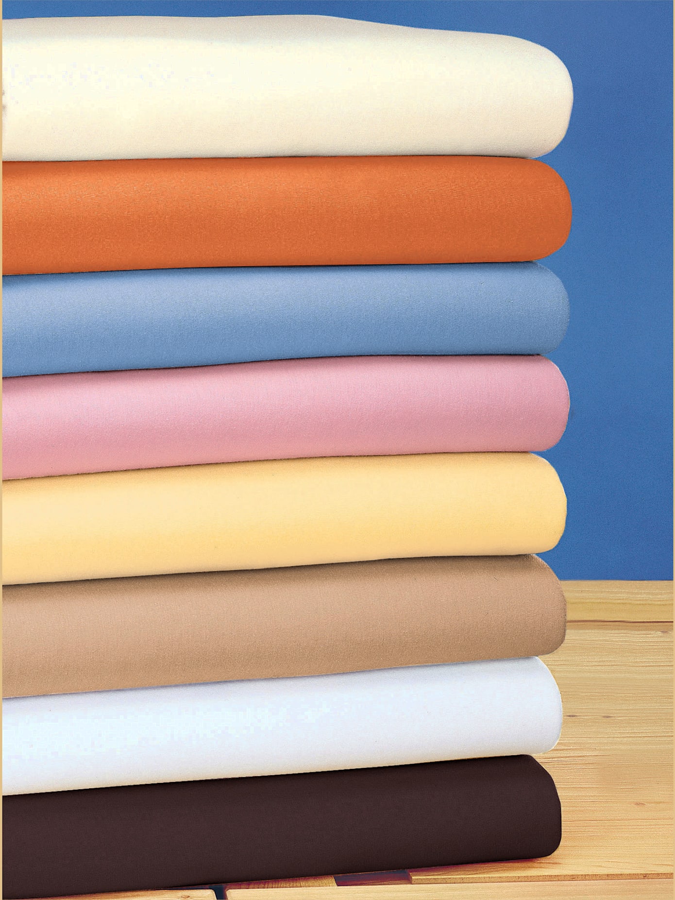 Drap-housse jersey fin maco à repassage superflu