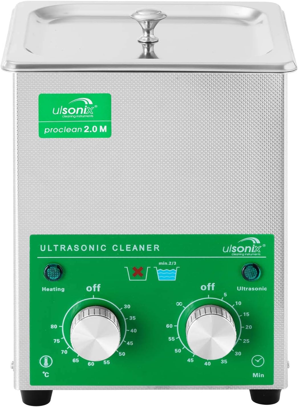 Ultraschallreiniger Proclean 2.0M - 1,5 L Kapazität - 40 kHz Schallfrequenz - 60 Watt Ultraschallstärke - eco series