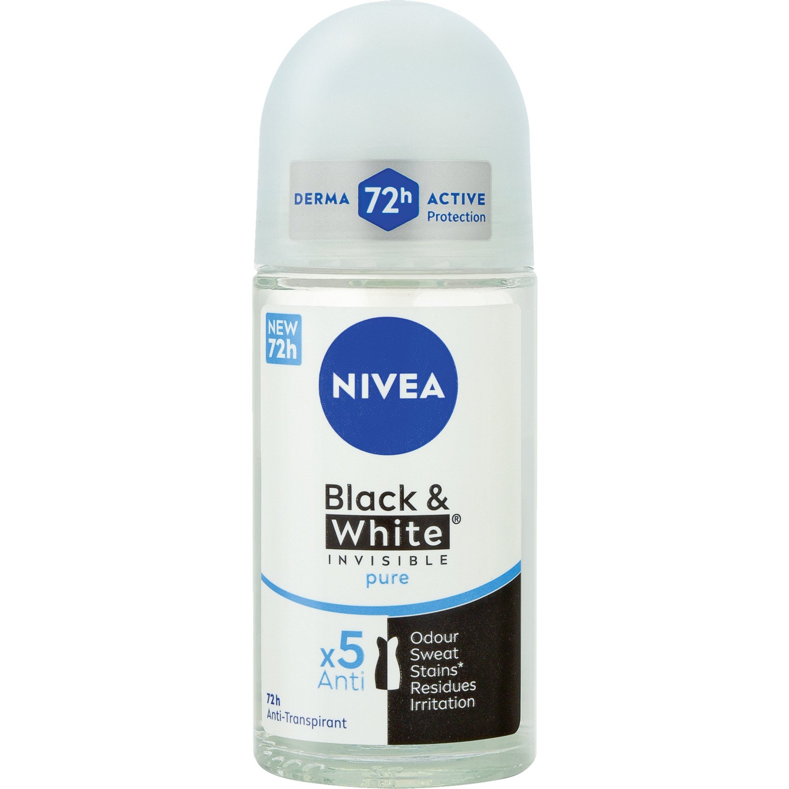 Nivea Rolldeo Black & White Invisible 2 x 50 ml