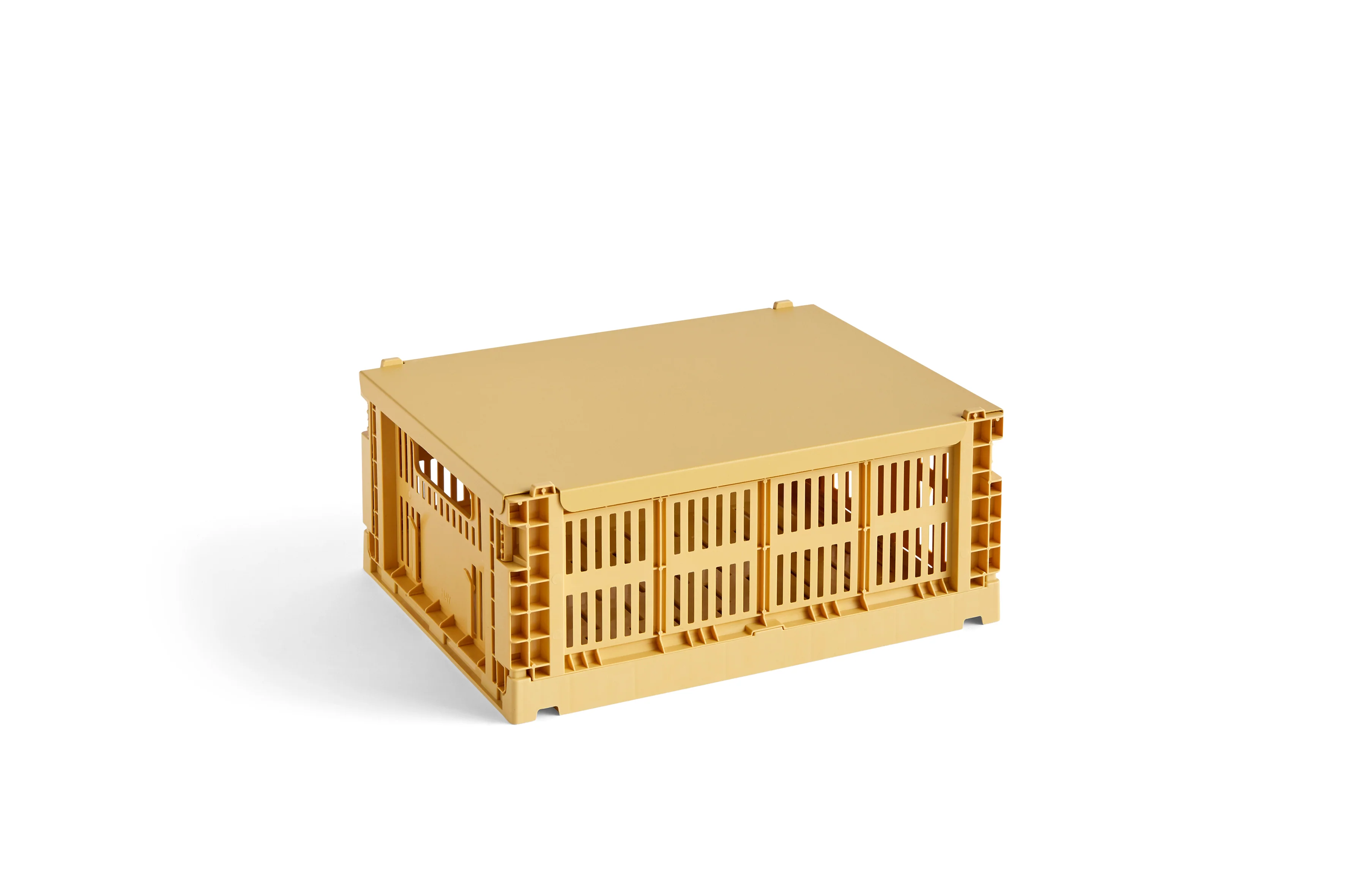 HAY  Colour Crate låg M - gul