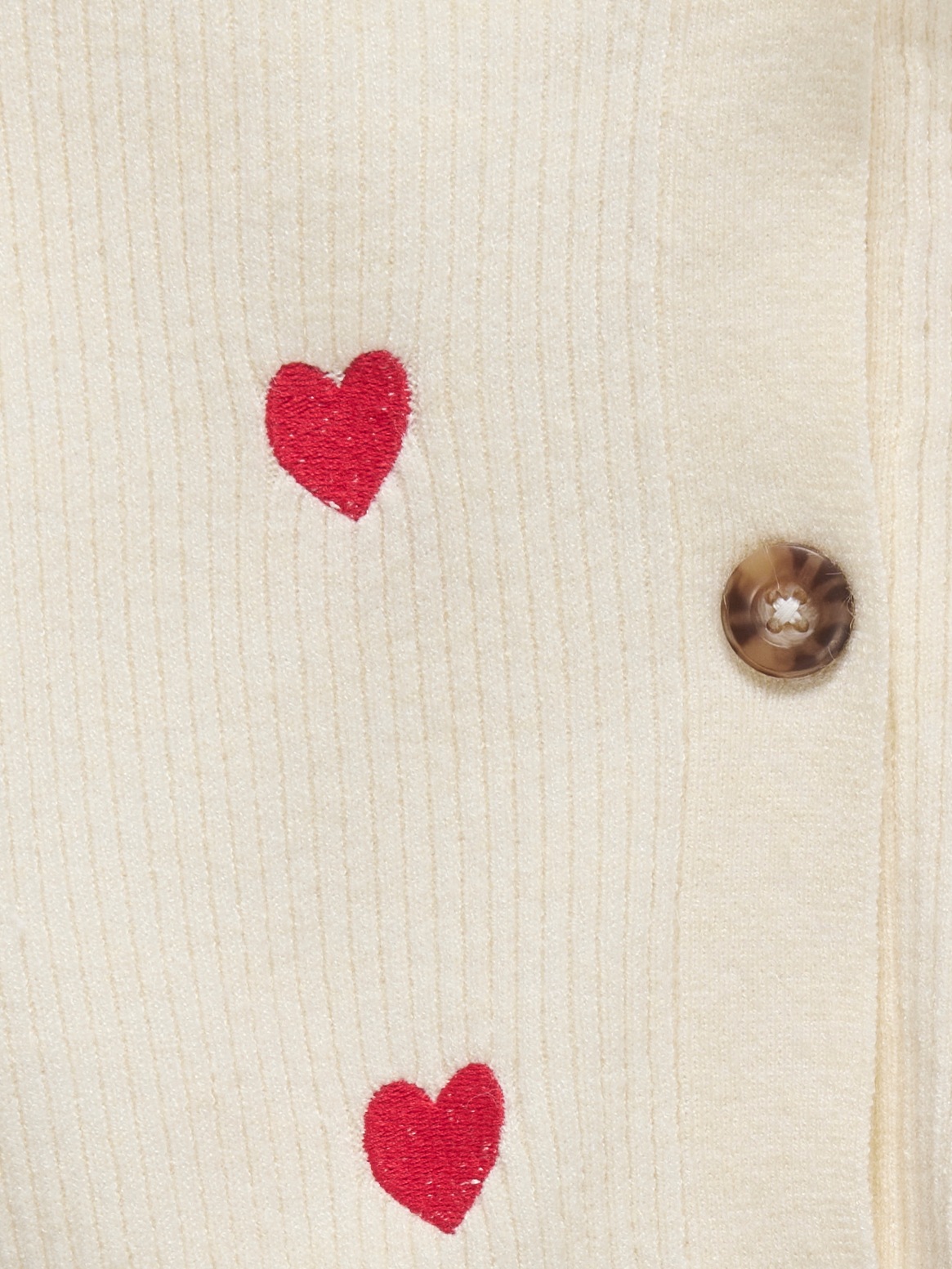 KIDS ONLY Strickjacke »KOGDANA LIFE LS HEART VNECK CARDIGAN KNT« 1 Stk. tlg.
