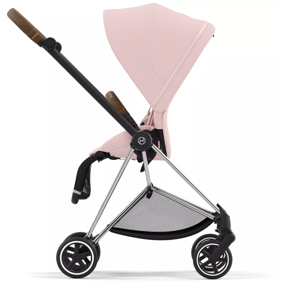 cybex PLATINUM Kombikinderwagen New Mios Chrome Brown Peach Pink
