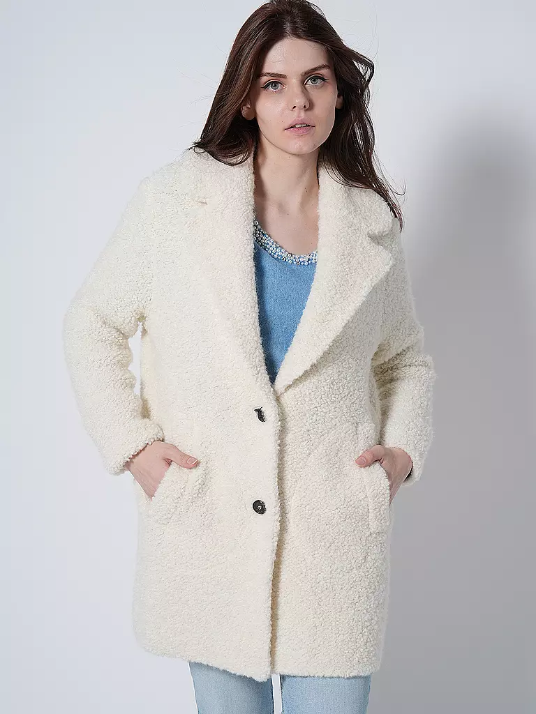 MARC CAIN Strickmantel beige