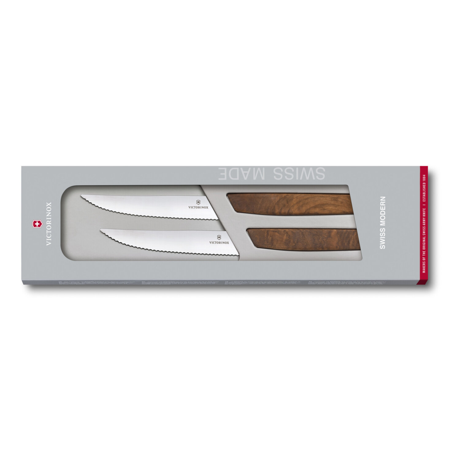 Victorinox Steakmesser Wellenschliff Swiss 2 Stück