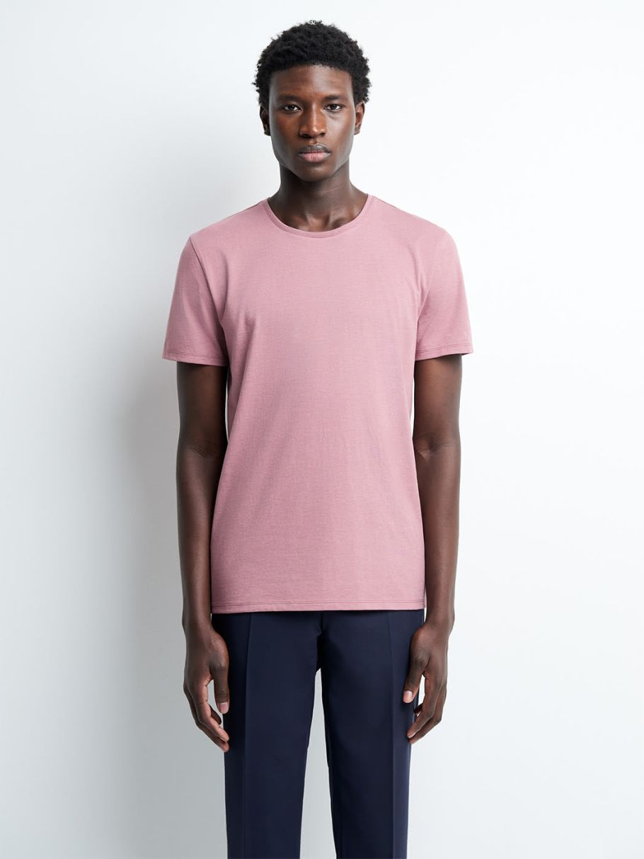 Tee-shirt en coton supima® uni