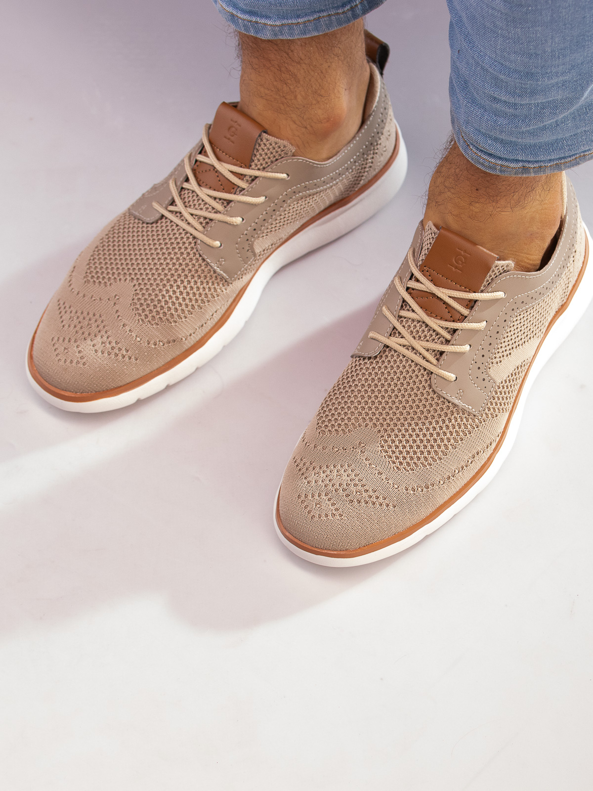 Gregers - Formatop Taupe - Trapes Sko