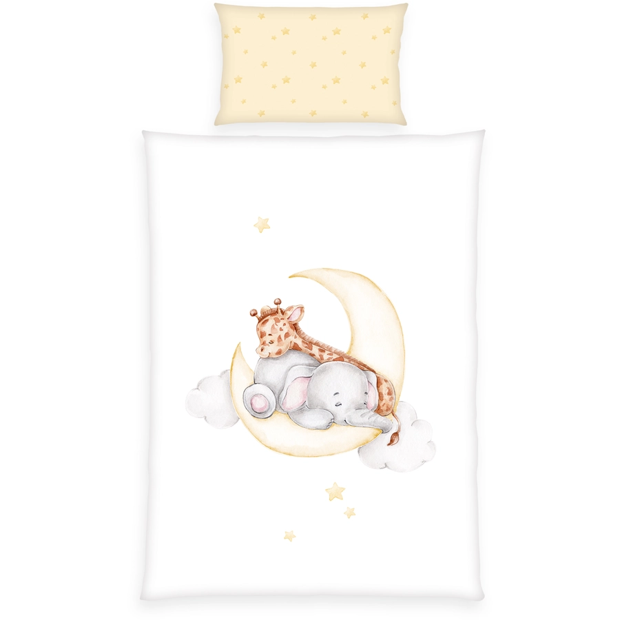 babybest® Bettwäsche Sleeping on the Moon 100x135 cm