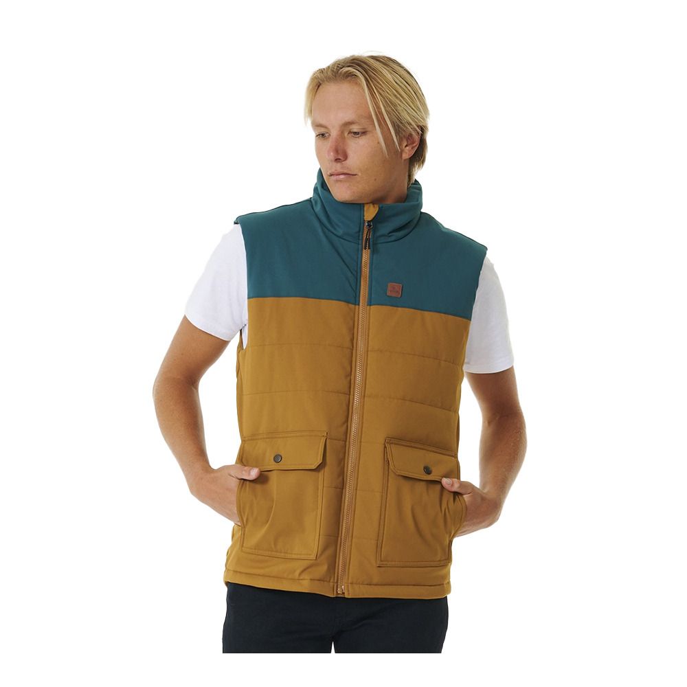 Rip Curl ANTI SERIES RIDGE - Gilet Homme gold
