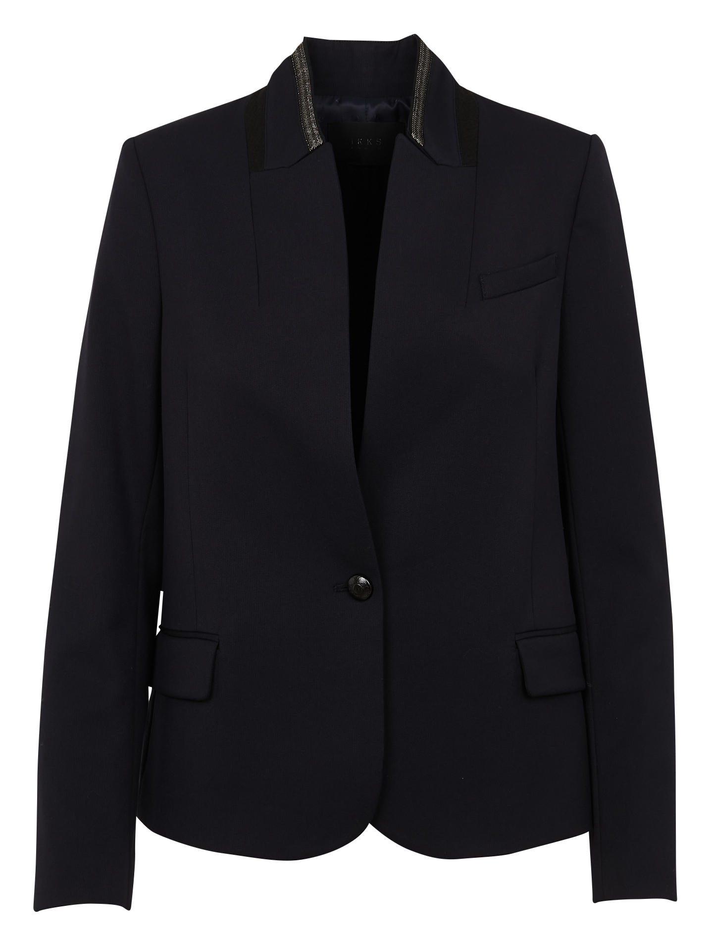 Veste de tailleur ajustée | Bleu