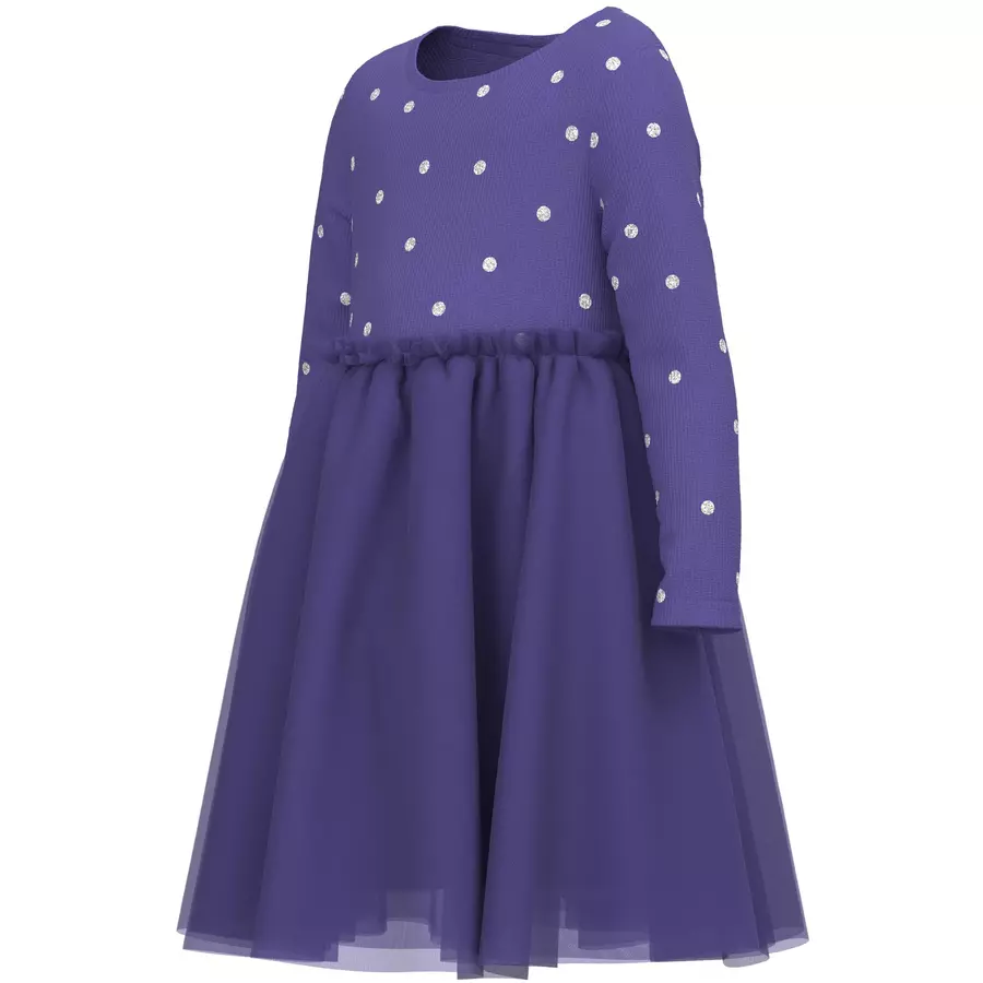 name it Kleid Nmfofelia Purple Opulence