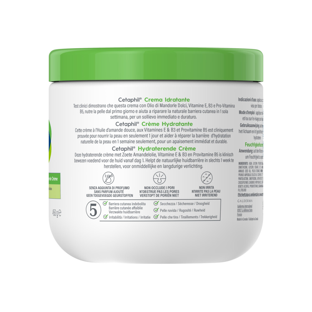 2x Cetaphil Hydraterende Crème450 gr