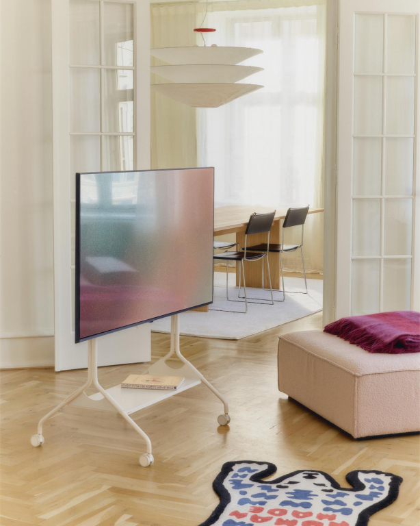Pedestal Moon Rollin' Tall tv-standaard Bubble Gum
