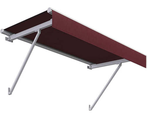 SCALA luifelframe RAL 7035 lichtgrijs 120x90 cm stof dessin 8206