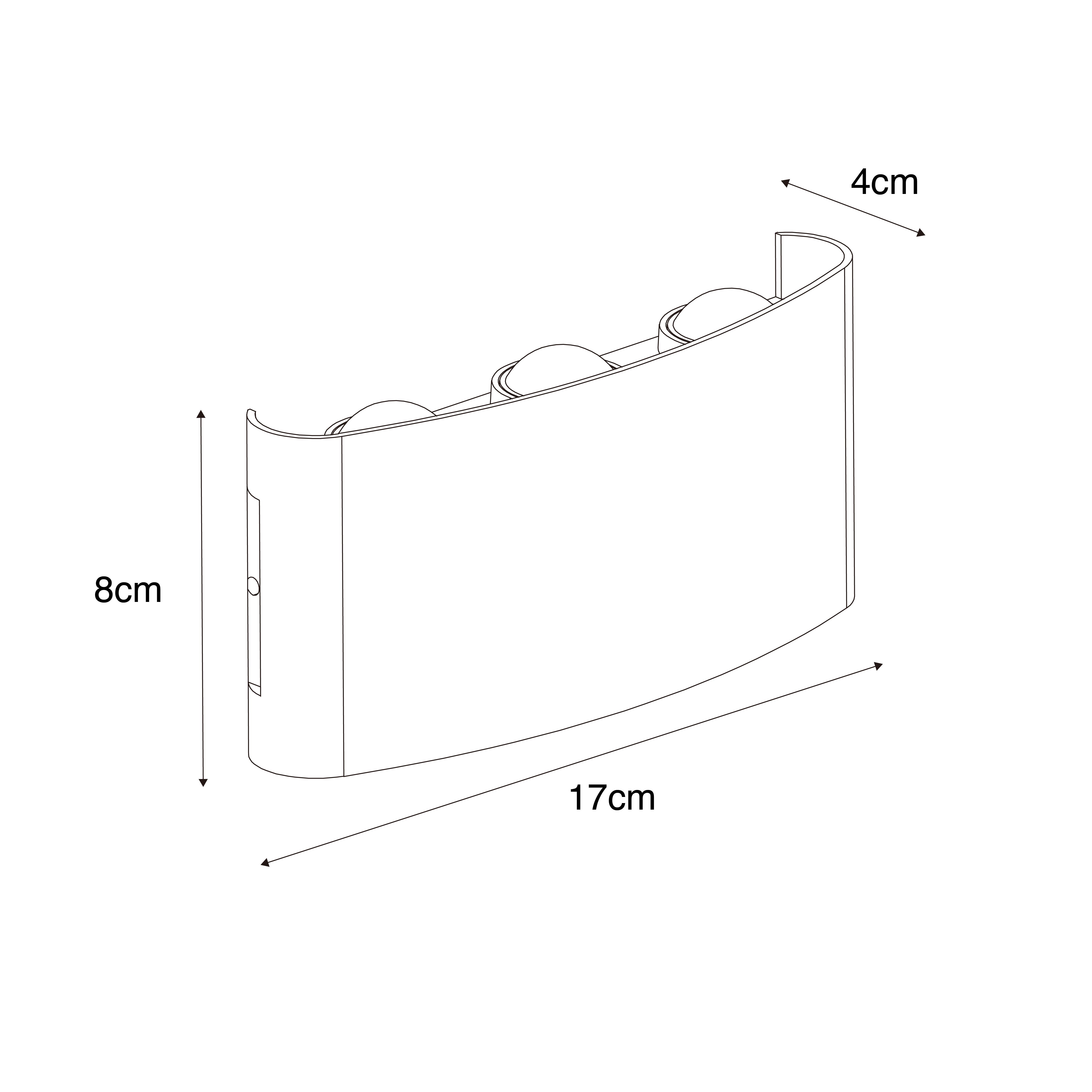 Buiten wandlamp donkergrijs incl. LED 6-lichts IP54 - Silly