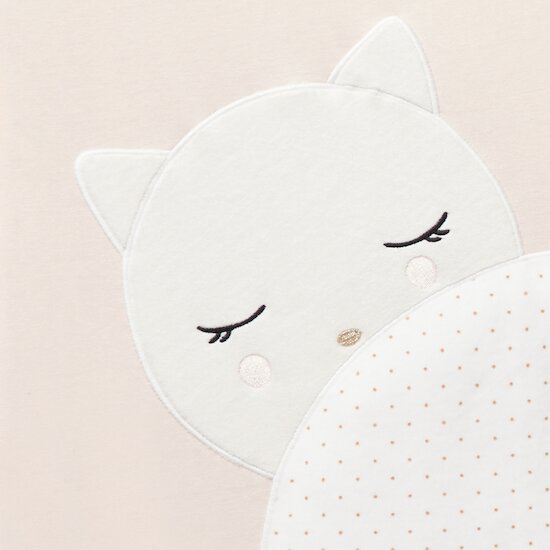 Bonne nuit les chatons Tapis de parc en velours   Gold Dots        de               Petit à petit