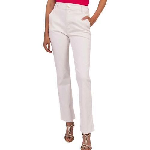 Naf Naf - PANTALON YHNP Blanco