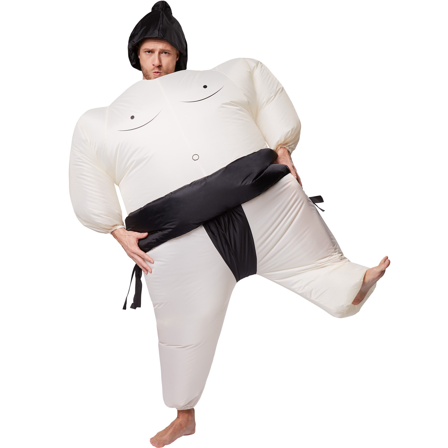 tectake® Selbstaufblasbares Kostüm Sumo-Ringer