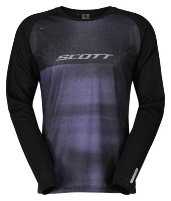 Maillot Manches Longues Homme Scott Tuned Noir/Violet