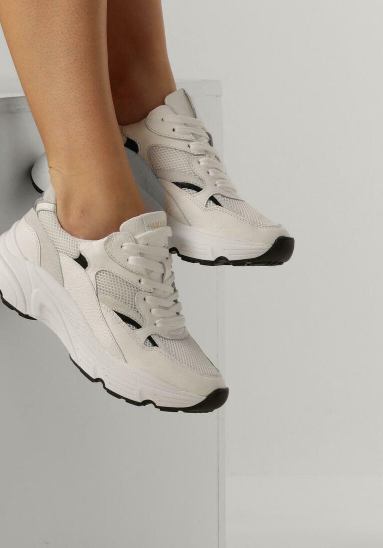 HABOOB witte haboob lage sneakers lptokio