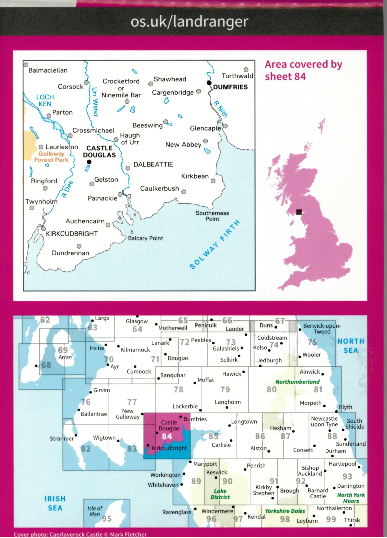 ORDNANCE SURVEY - 84 GB DUMFRIES 1 50 000