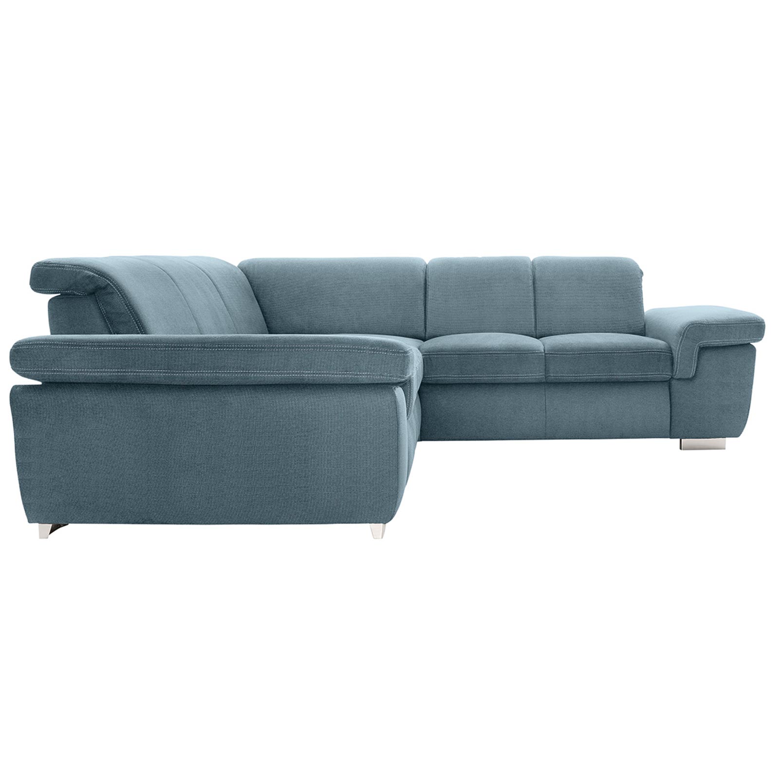 polsterpower Boxspringsofa - Belle ice - Basismodell - rechts