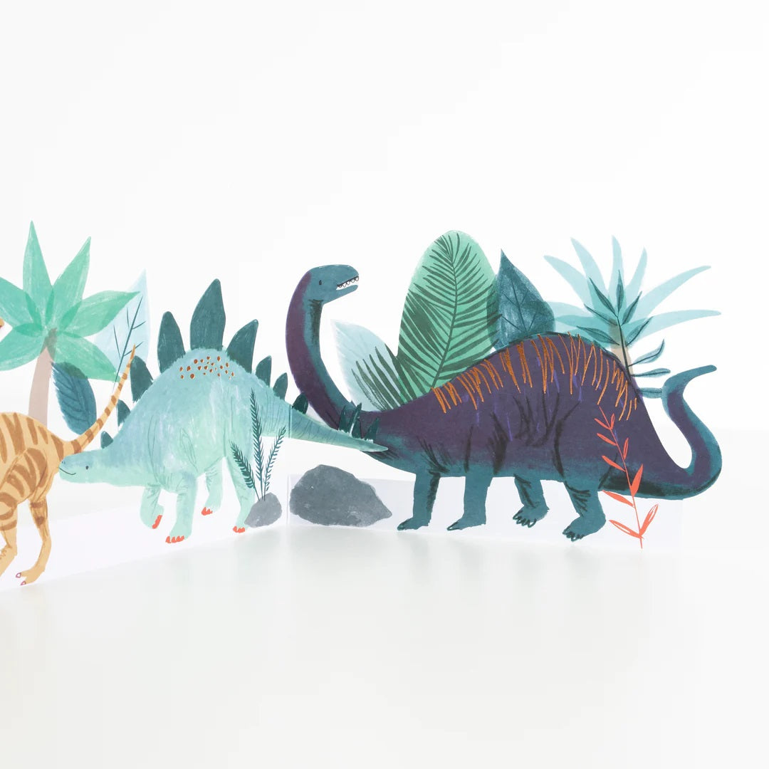Meri meri verjaardagskaart dino
