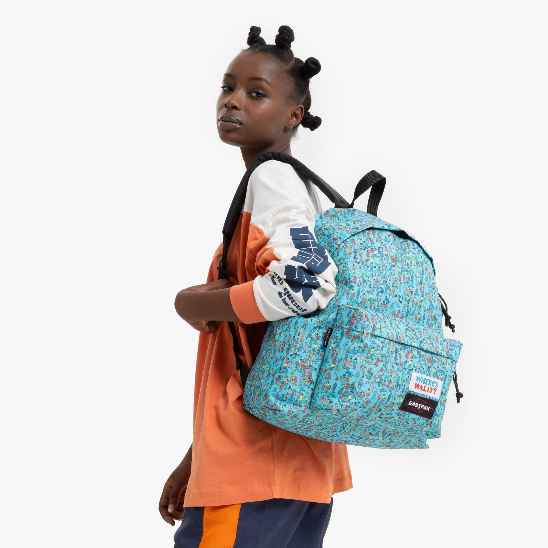 Padded Pak'r Wally Pattern Blue