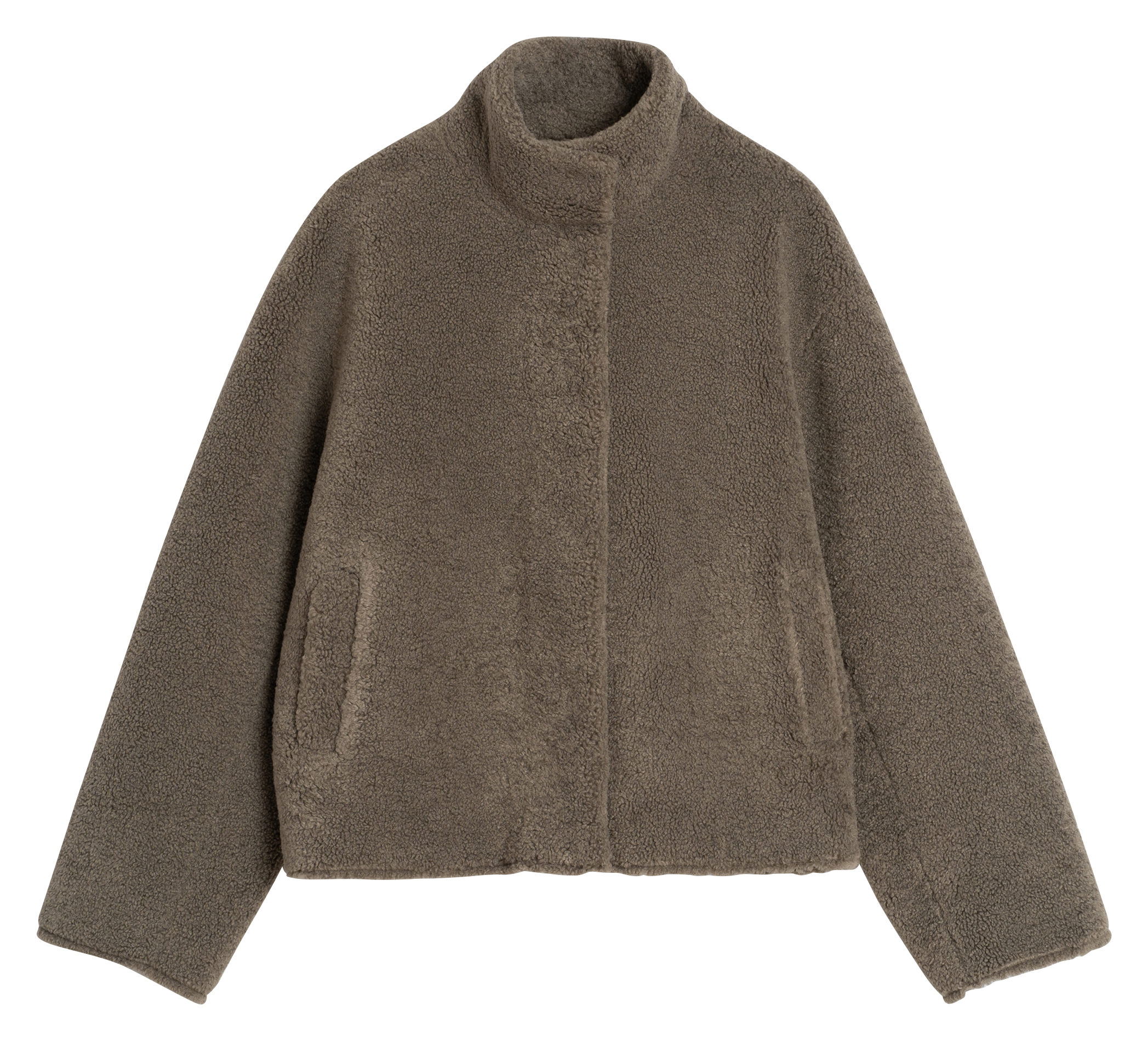 Veste col montant| Vert