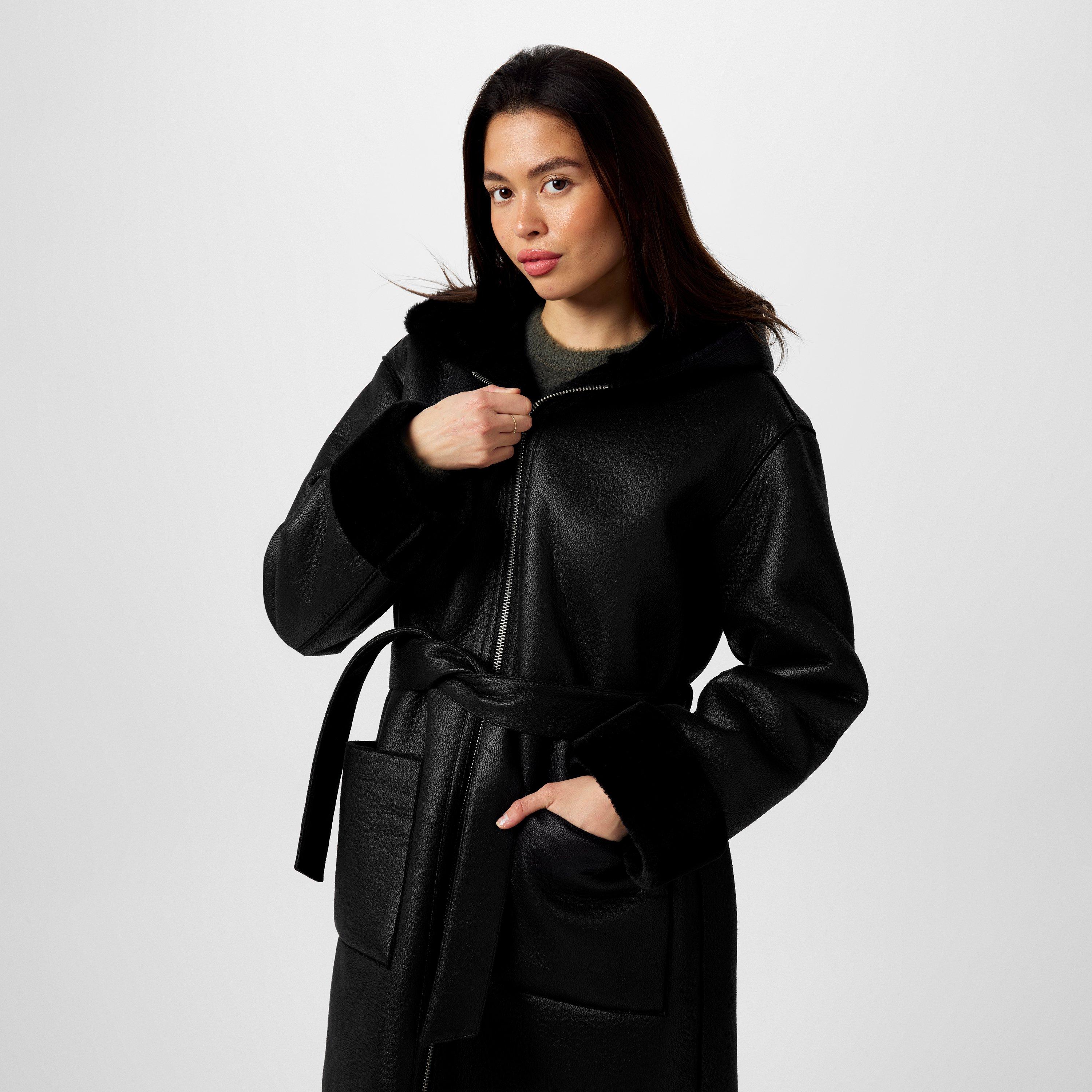 Jack Wills JW Long Shearling Jacket