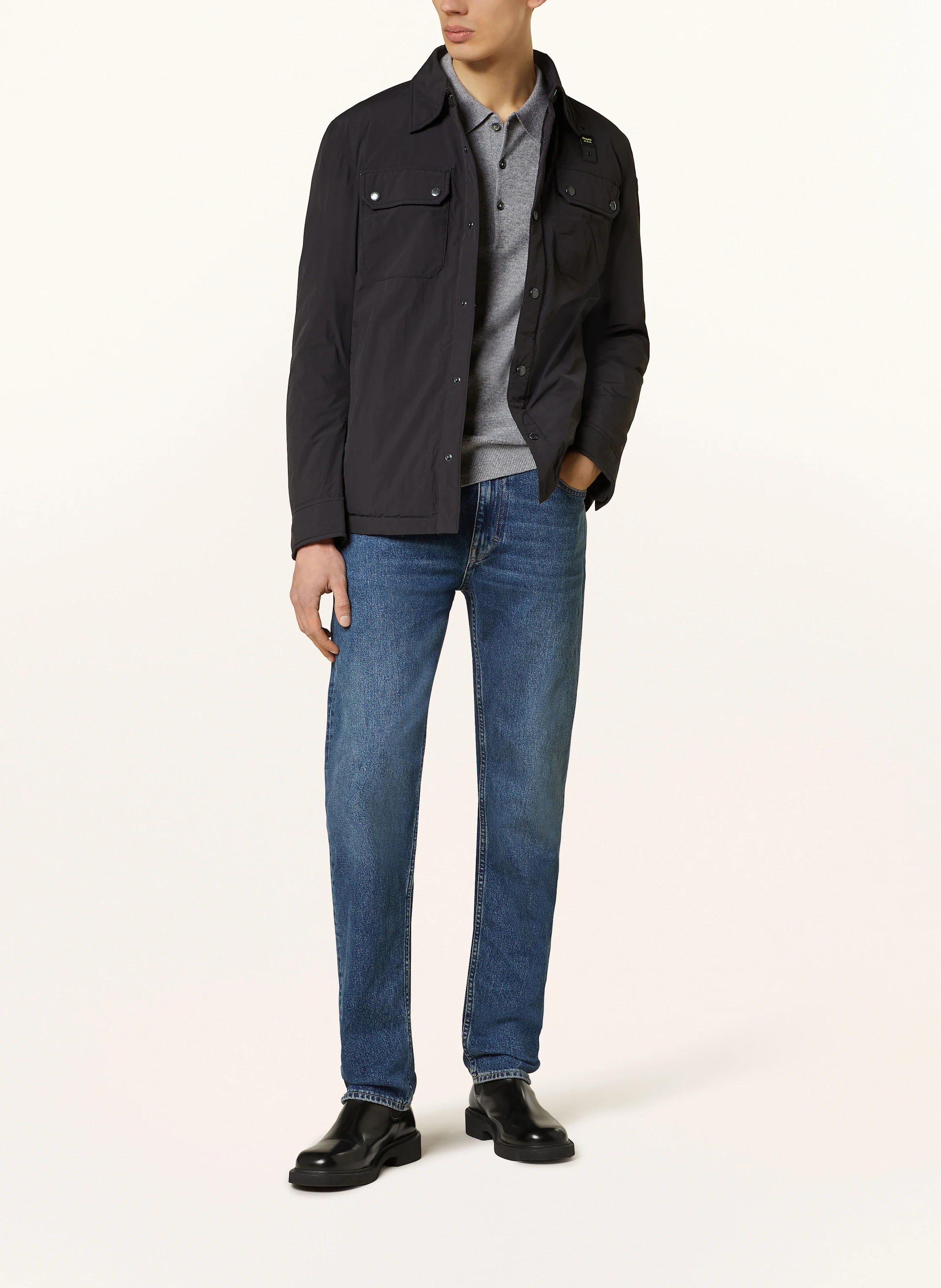 Blauer Overjacket EVANS