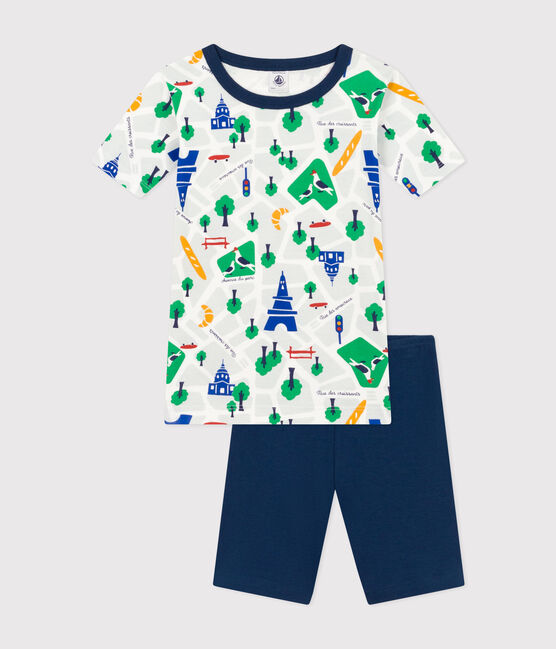 Pyjama short imprimé Paris en coton enfant