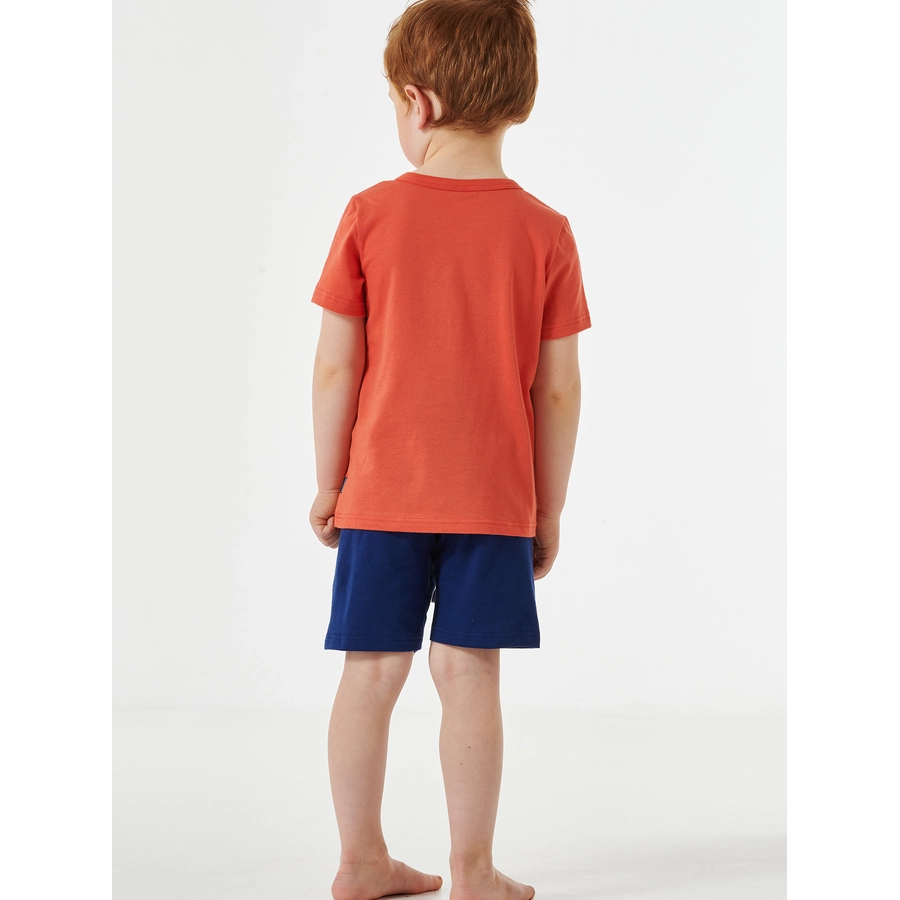 Schiesser Pyjama Natural Love Organic Cotton rot
