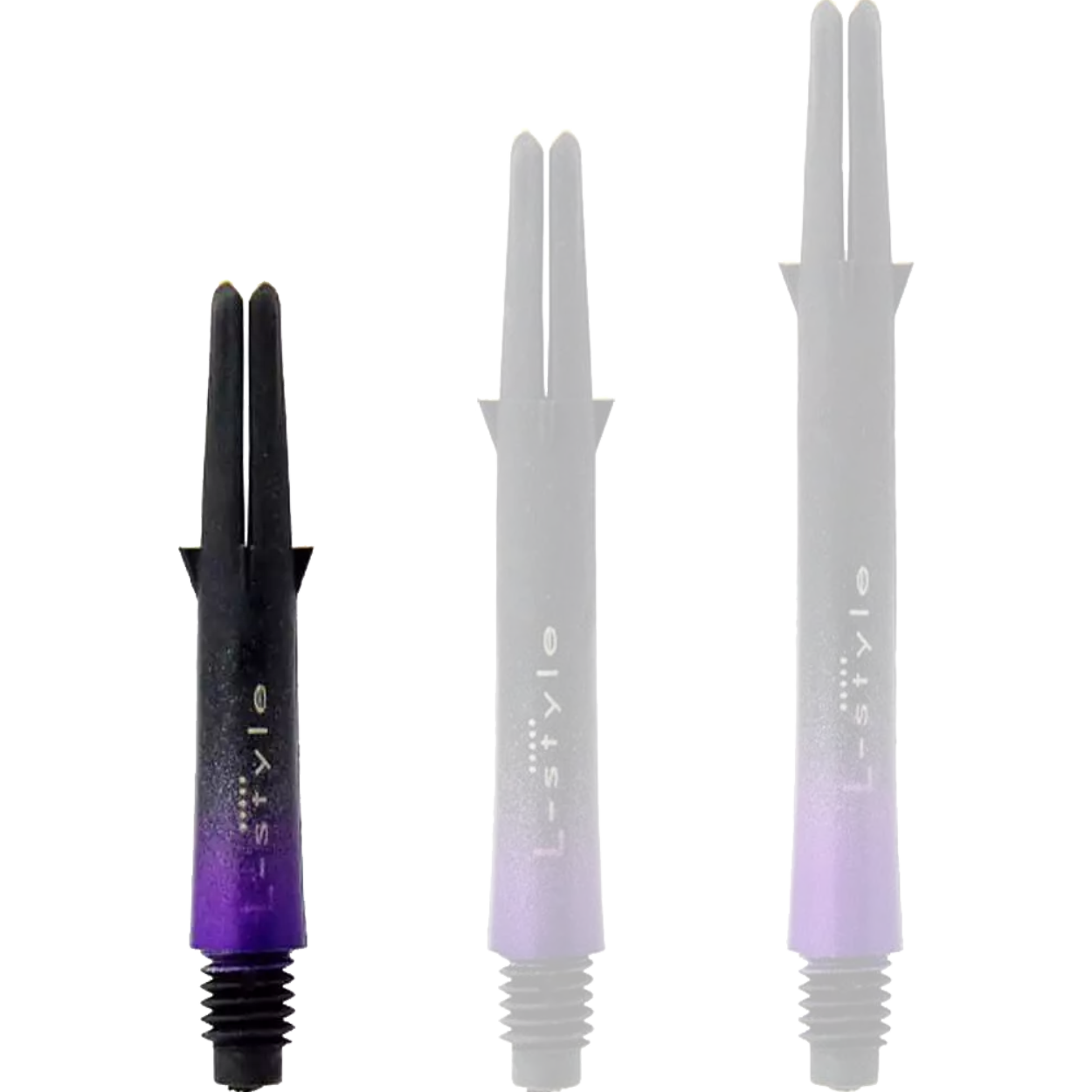 L-Style - Carbon L-Shaft Lock Straight TwoTone - Lila