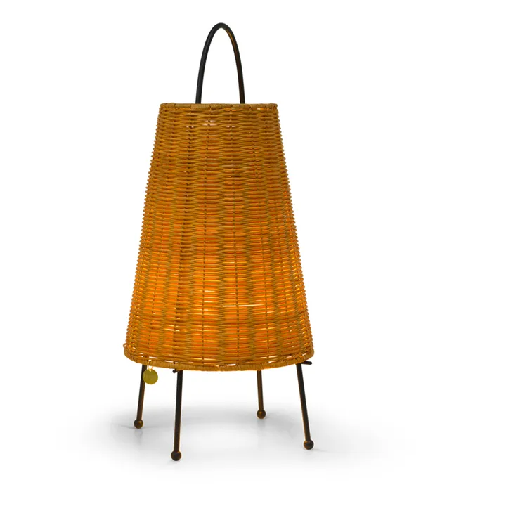 Ferm Living Lampe à poser Porti en rotin