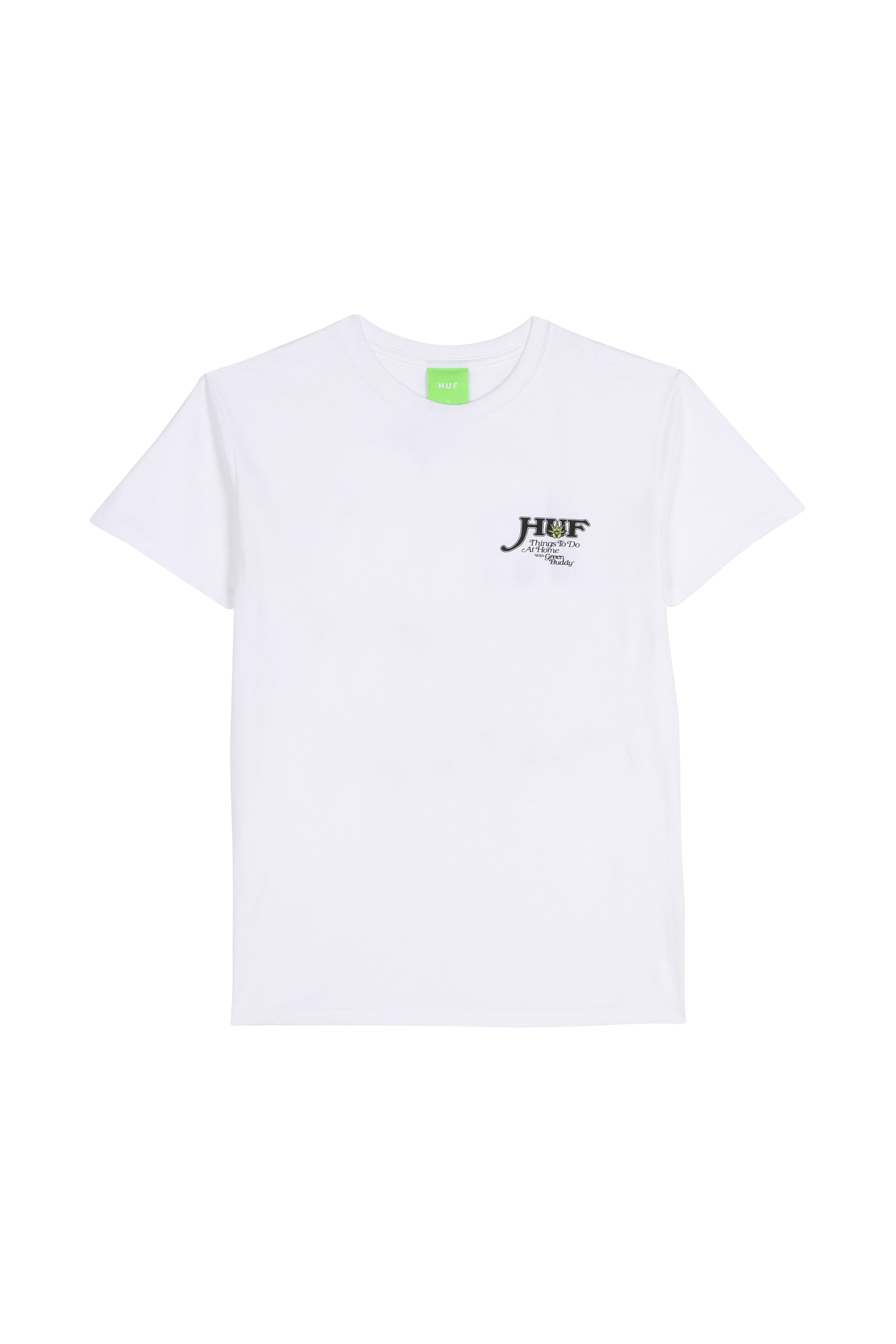 HUF T-SHIRT AT HOME Blanc