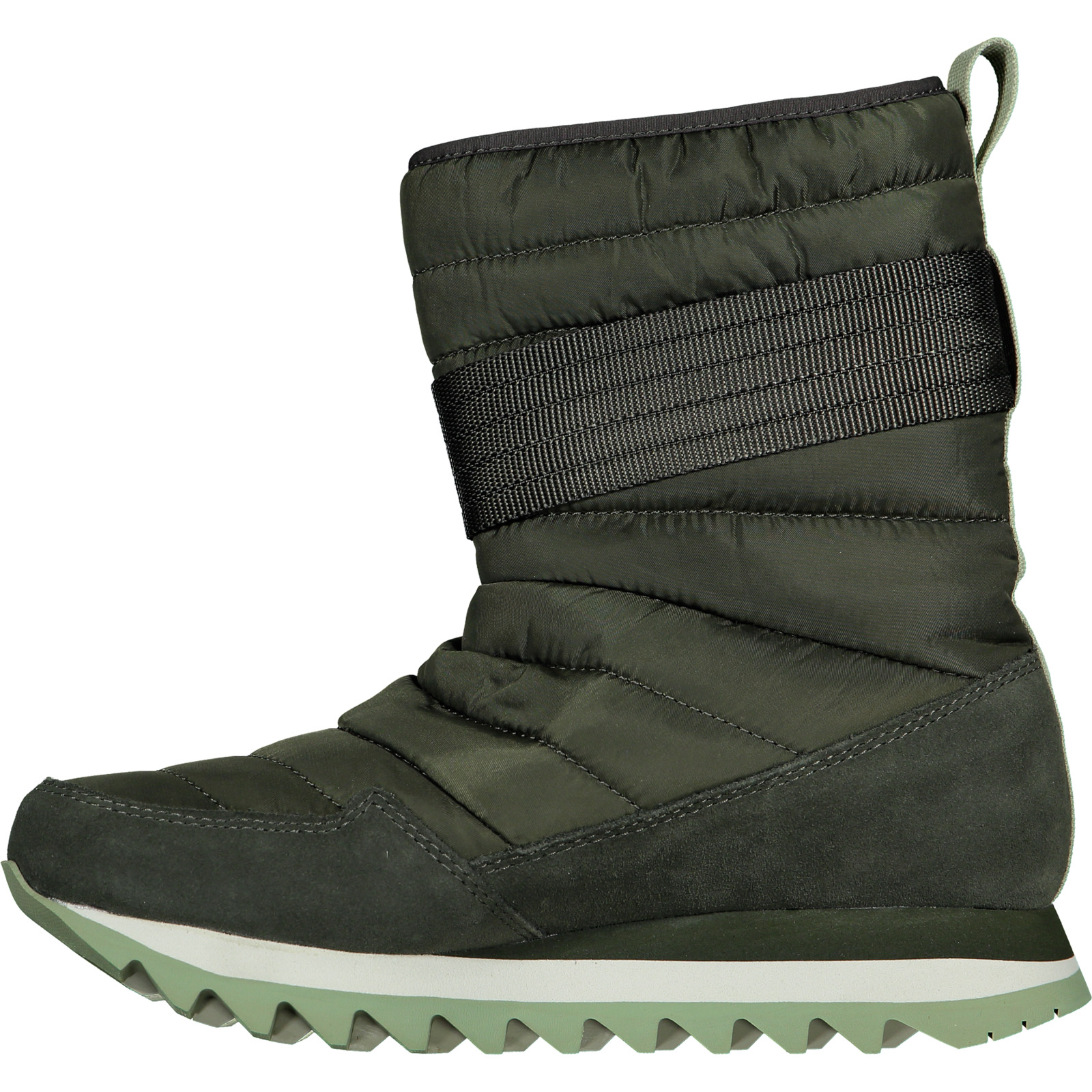 Merrell Damen-Winterboot Alpine Tall Strap WP olive, 38
