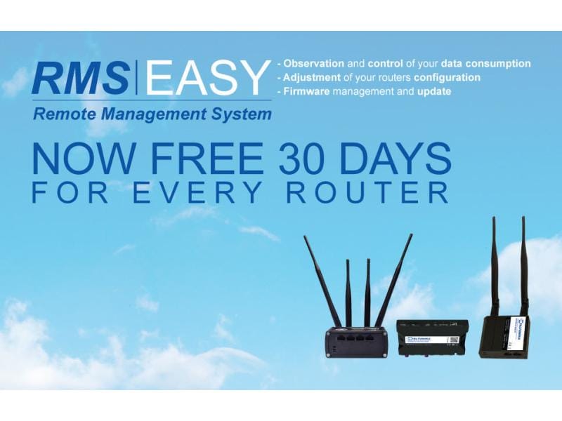 Teltonika Lizenz Remote Management System 150 GB Data für RMS Connect VPN. Bitte Bei Bestellung Teltonika Konto und E-Mailadresse mitteilen worauf die Lizenzen registriert werden. Sie bekommen dann von Teltonika eine Mail zu Lizenzübertragung