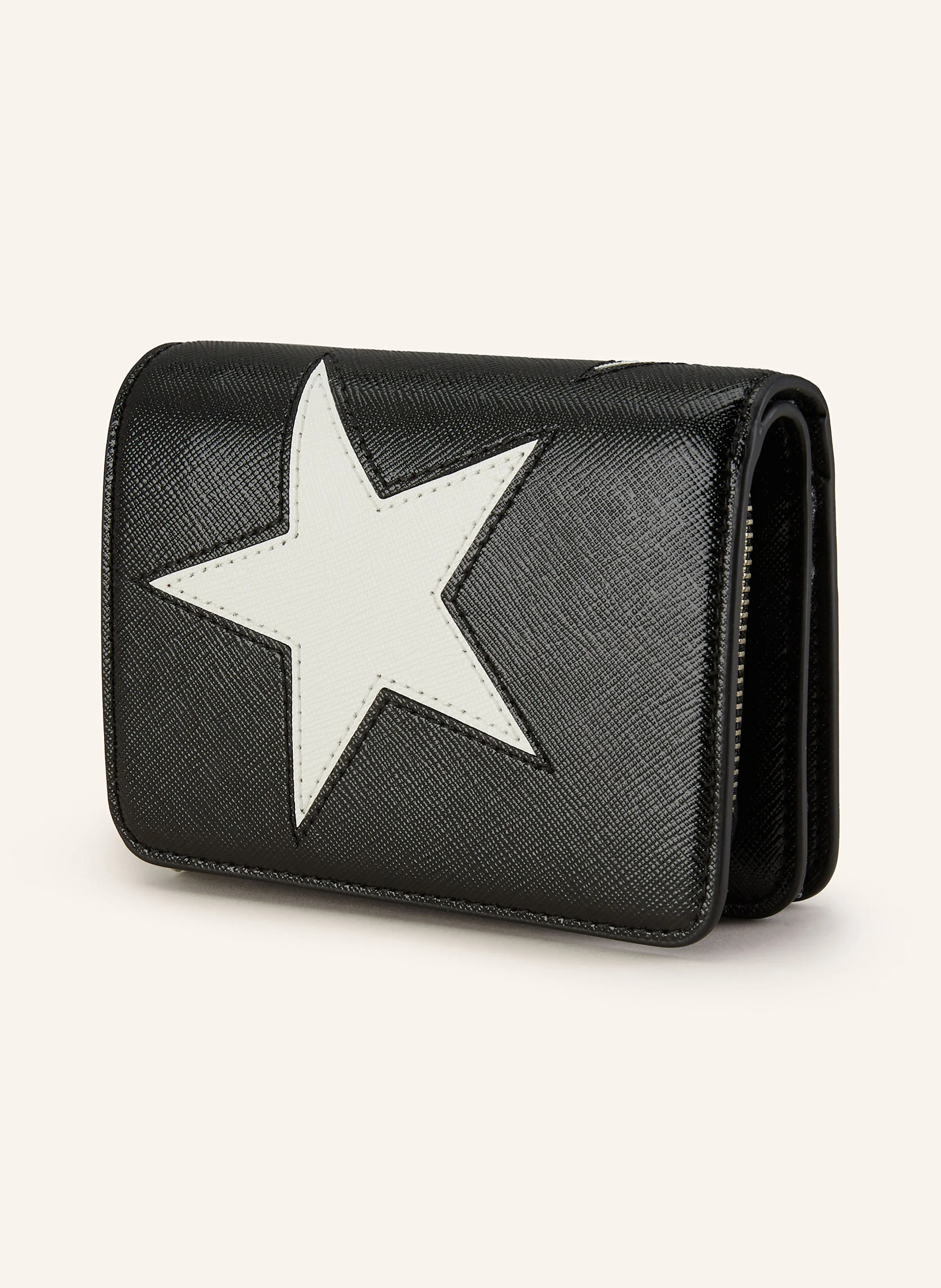 MARC JACOBS Saffiano-Geldbörse THE MINI COMPACT WALLET