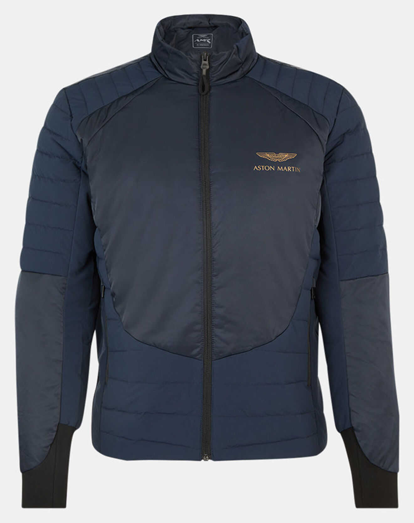 Hackett London Blouson Motard Aston Martin Racing bleu