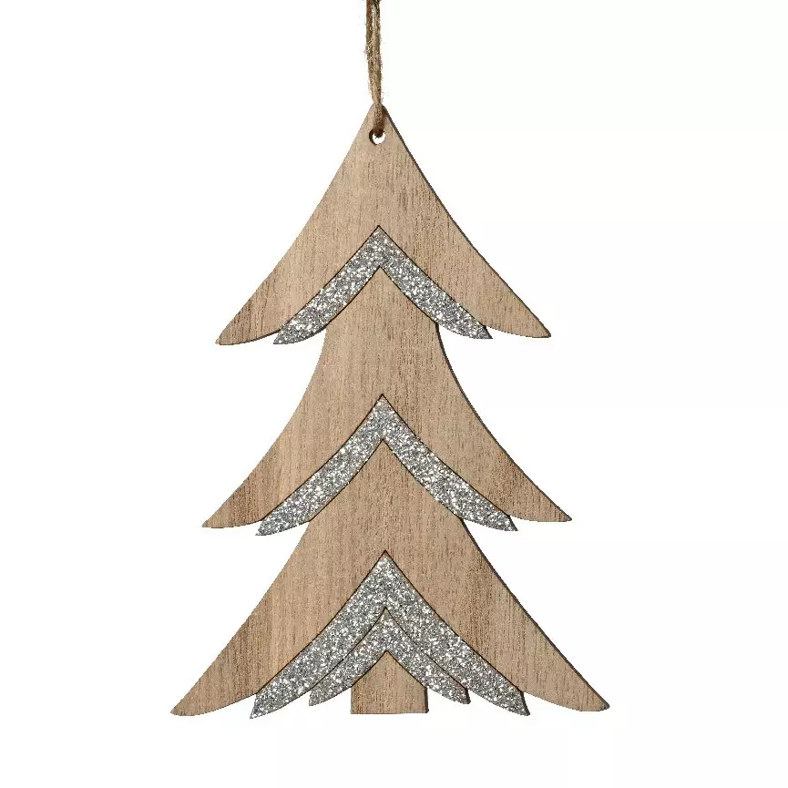 Suspension de Noël (H10 cm) Maé Argent