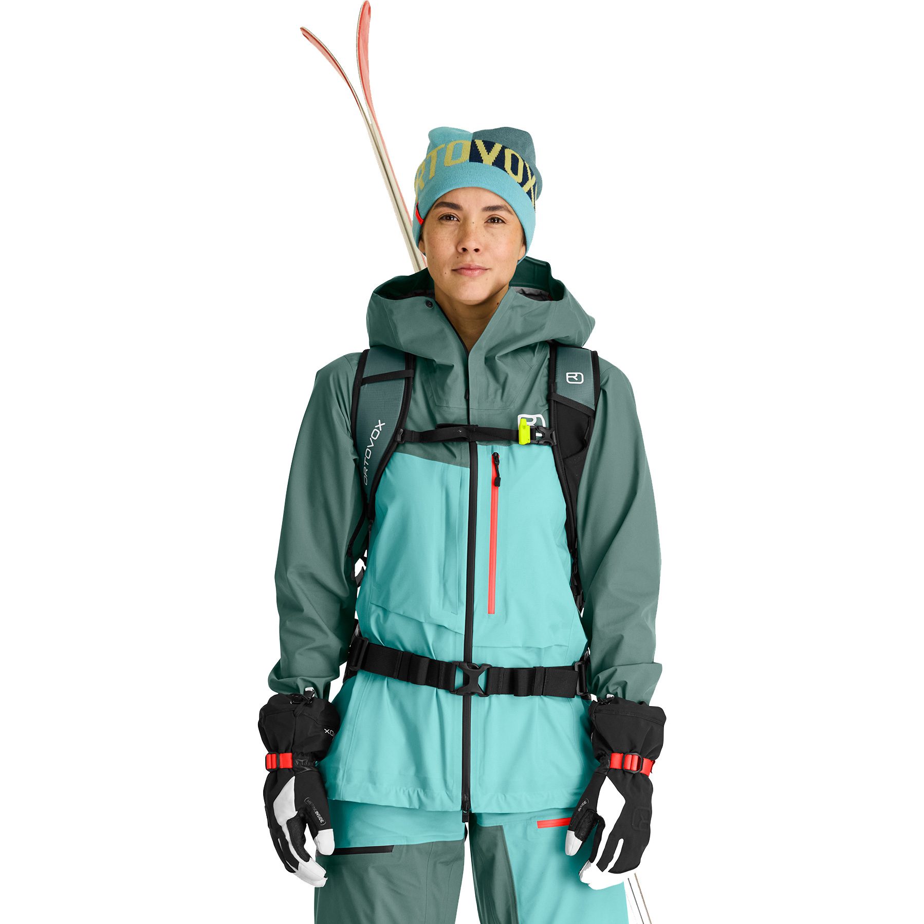 ORTOVOX 3L Ravine Shell Hardshelljacke Damen ice waterfall