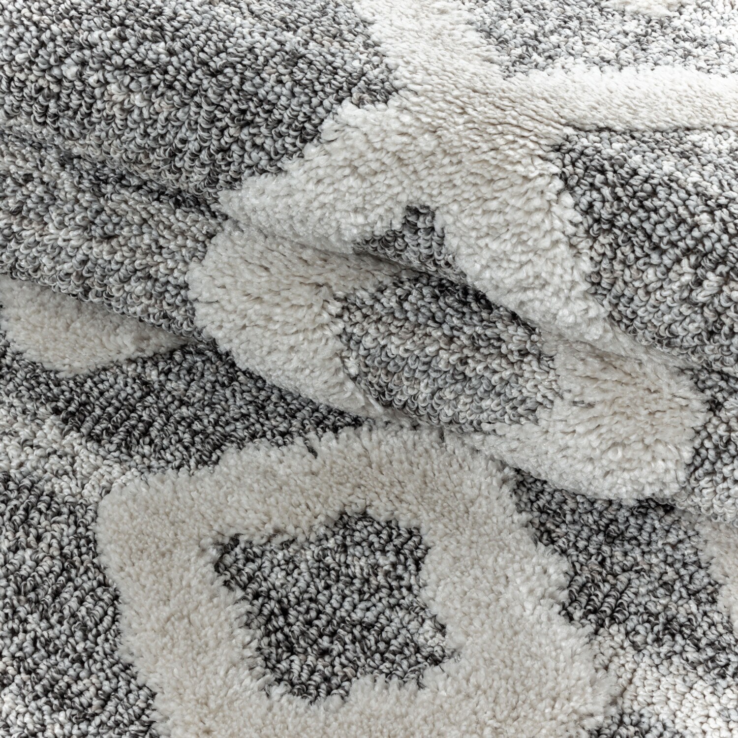 Modern Designer Elegante Teppich, Hoch-Tief Effekt 3D Boho Teppich, Pflegeleicht