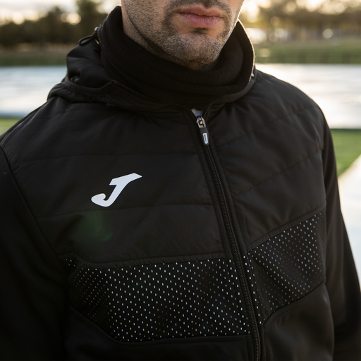 Anoraque preto Joma Berna II