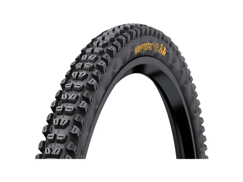 Continental CONTINENTAL Kryptotal-R Folding tire (60-622) Black/black, Soft-Compound, PSI max:3,5 (bar), Downhill Casing, Weight:1290 g