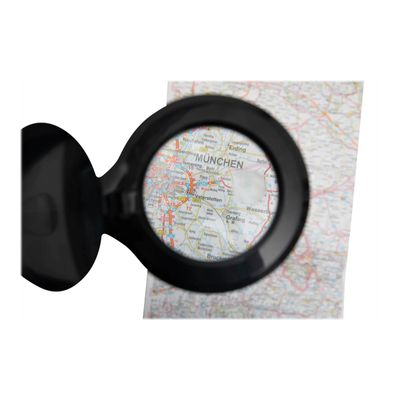 MAULiris - Lampe loupe à Led - 10 cm diamètre - agrandissement : 1.75x - 7 W - noir